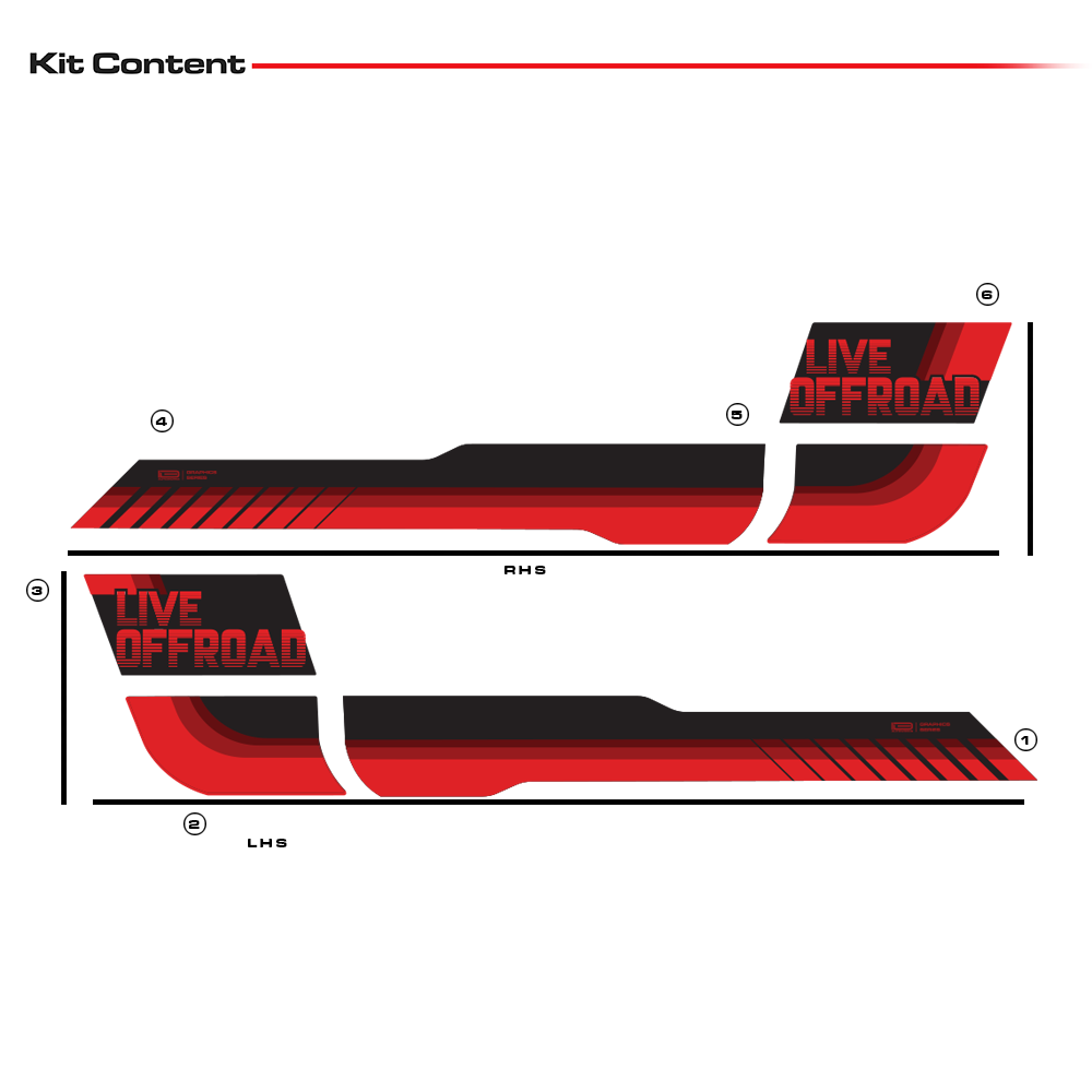 IDE Graphics Series - Classic Edition for Mahindra Thar / Deep Grey