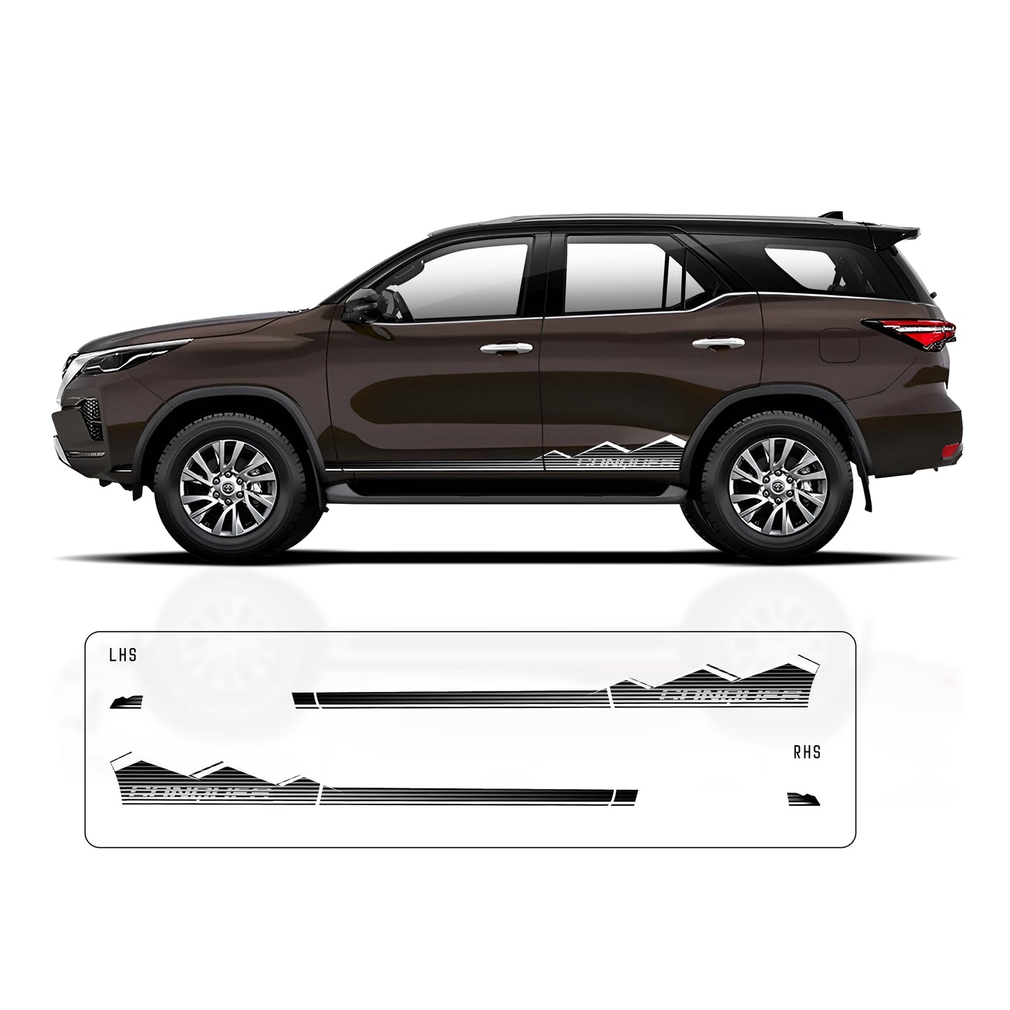 IDE Graphics Series – Conquer Edition | Fortuner (Phantom Brown)