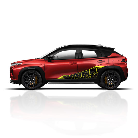 IDE PARTIAL X SERIES - Thrill Edition for MARUTI SUZUKI Fronx (Opulent Red)