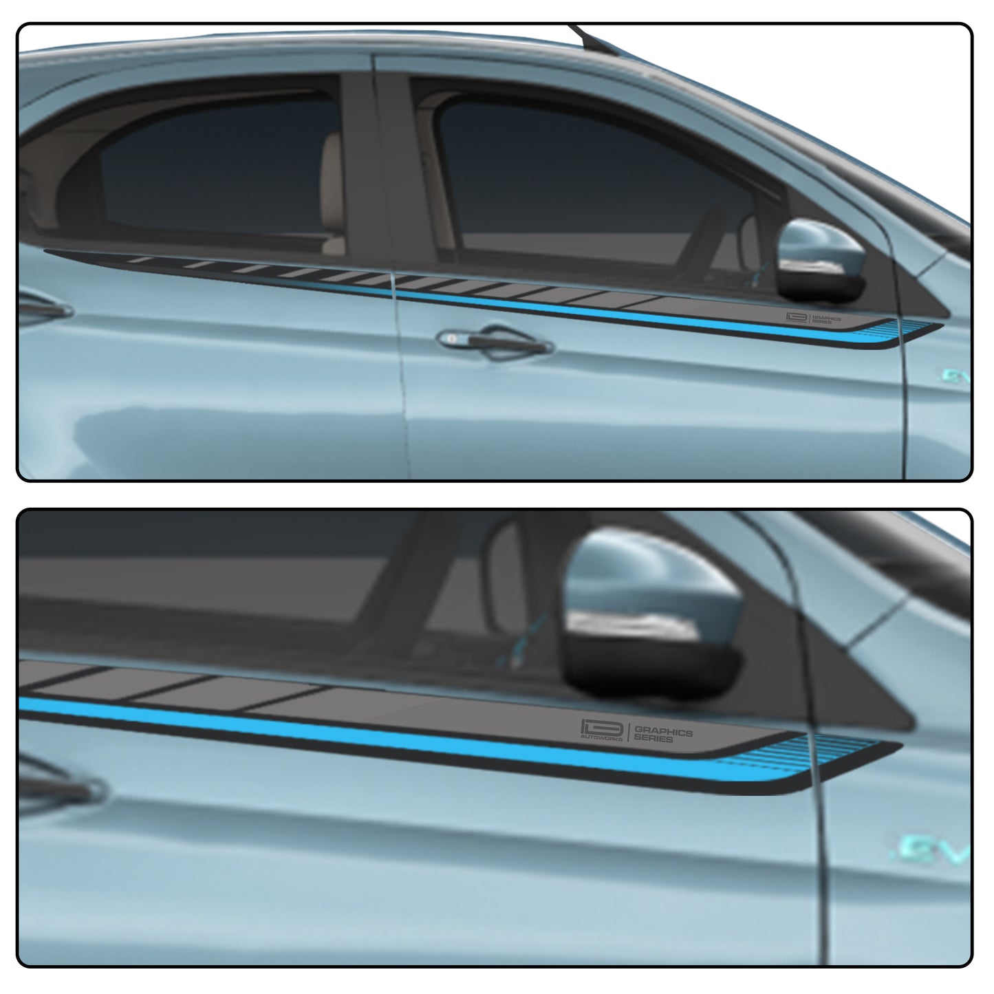 IDE GRAPHICS SERIES - Offbeat Edition for Tata Tiago (Tropical Mist)