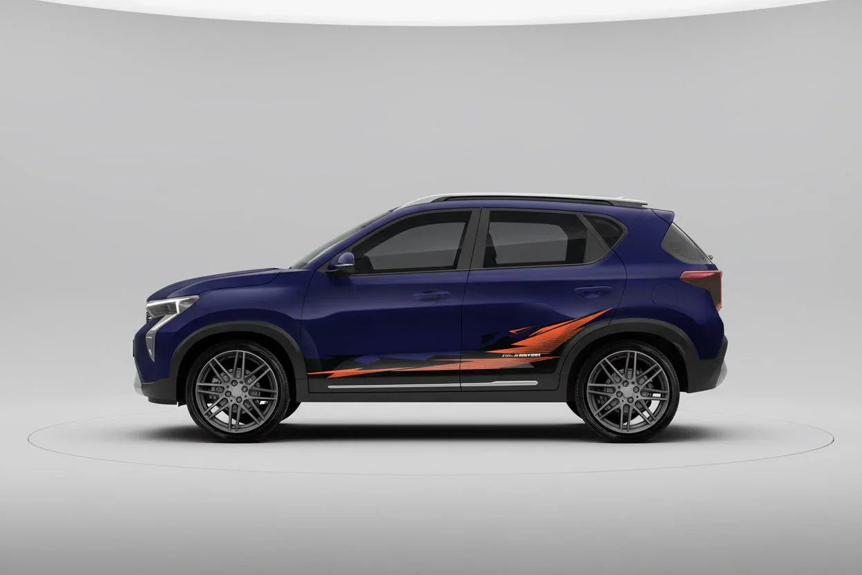 Flex in Motion Edition Graphics for Kia Sonet blue