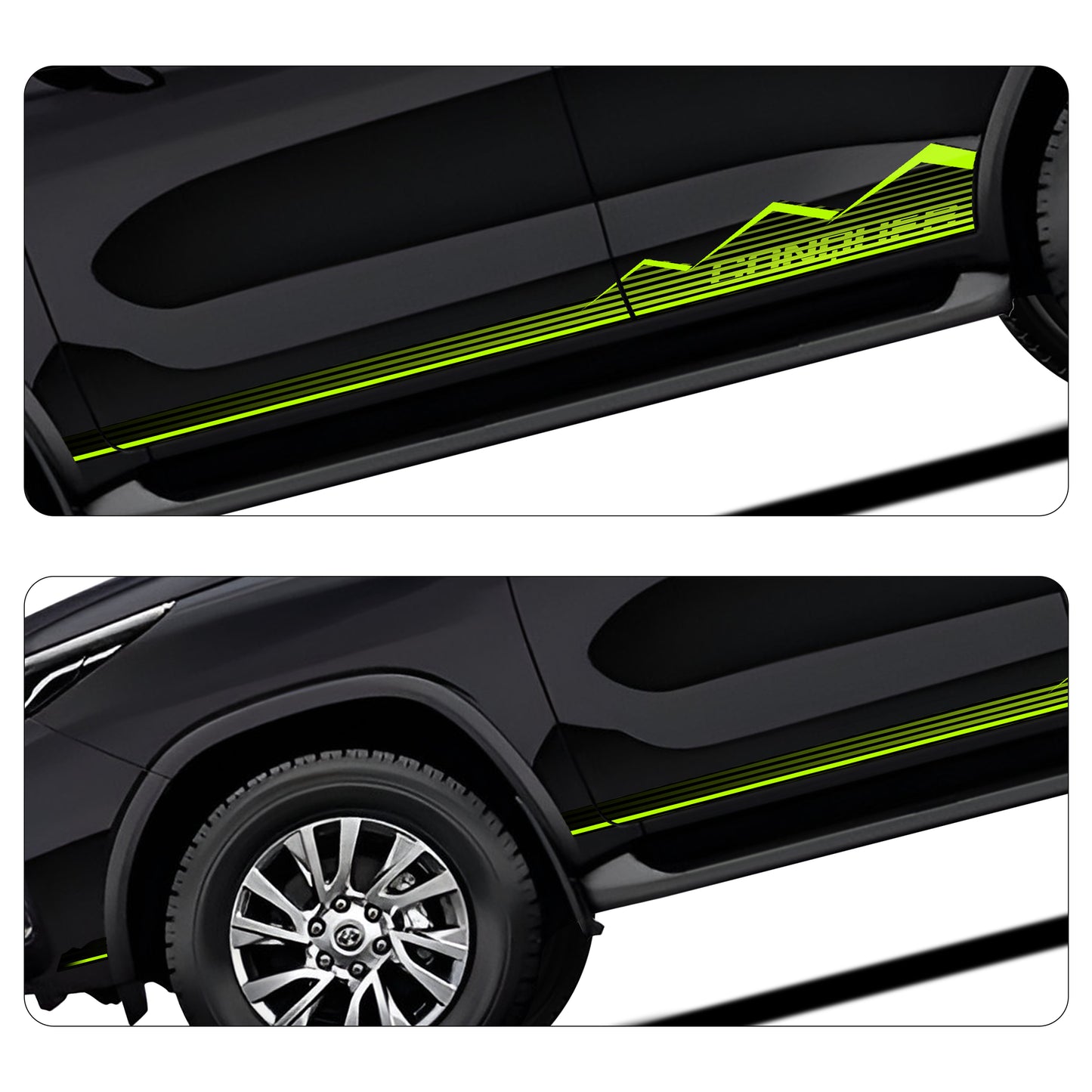 IDE Graphics Series – Conquer Edition | Fortuner (Attitude Black)