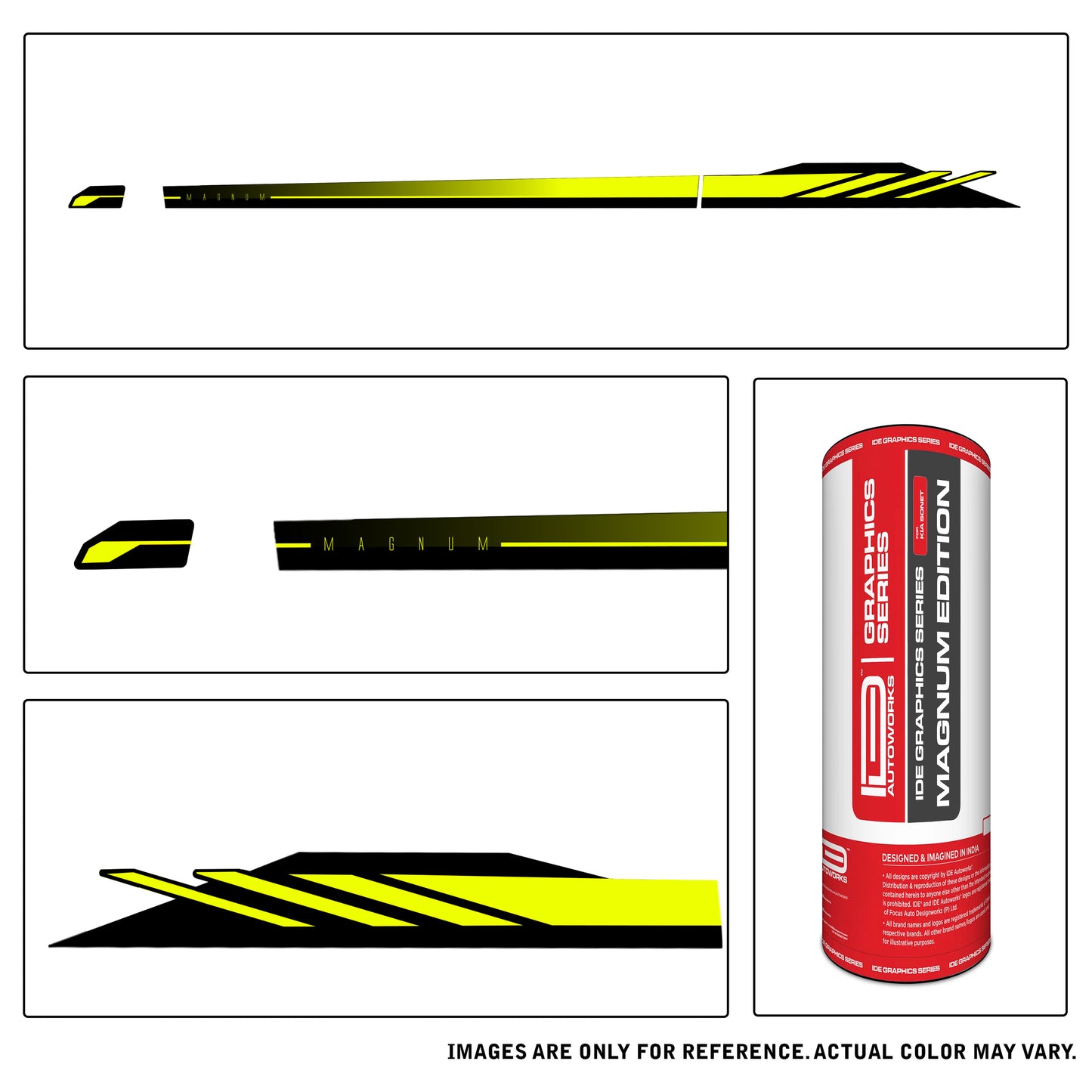 IDE GRAPHICS SERIES - Magnum Edition for Kia Sonet (Gravity Grey)