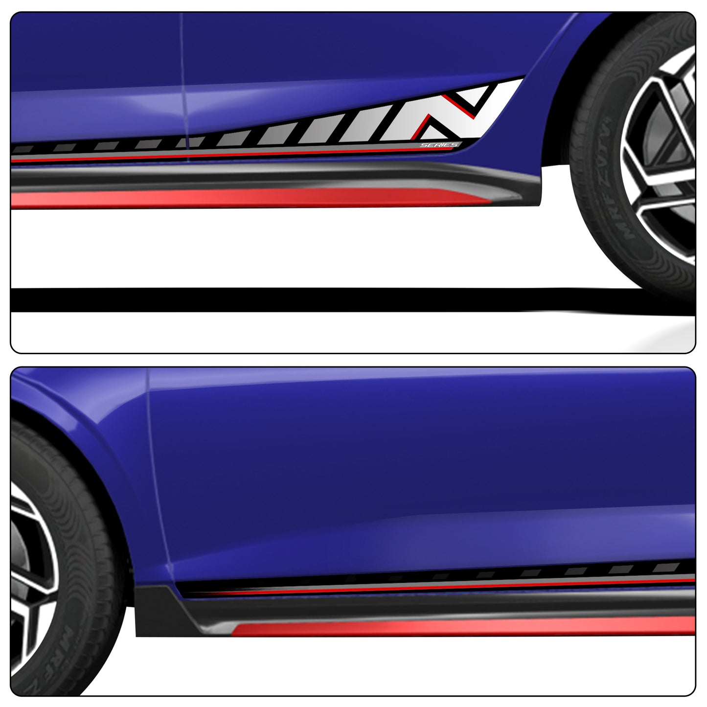IDE GRAPHICS SERIES - N Series for Hyundai i20 (Thunder Blue)
