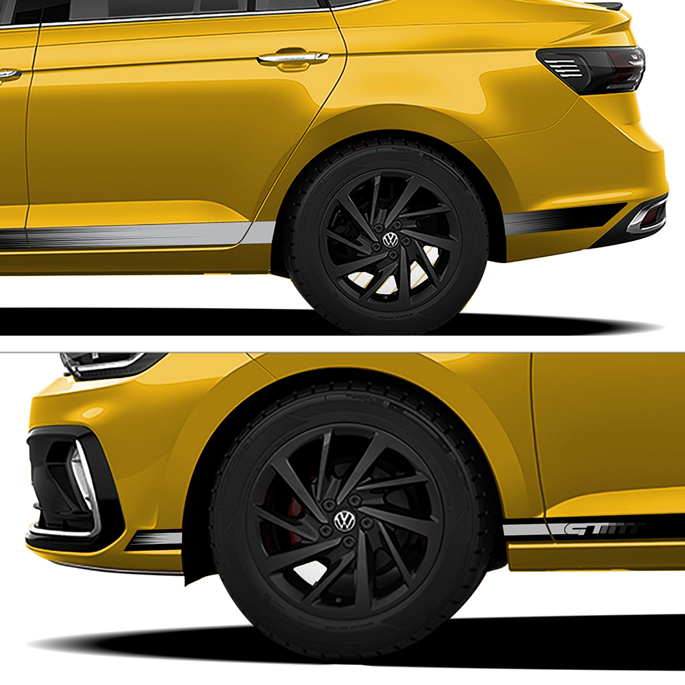 IDE Graphics Series - GT Edition v2.0 for Volkswagen Virtus (Curcuma Yellow)
