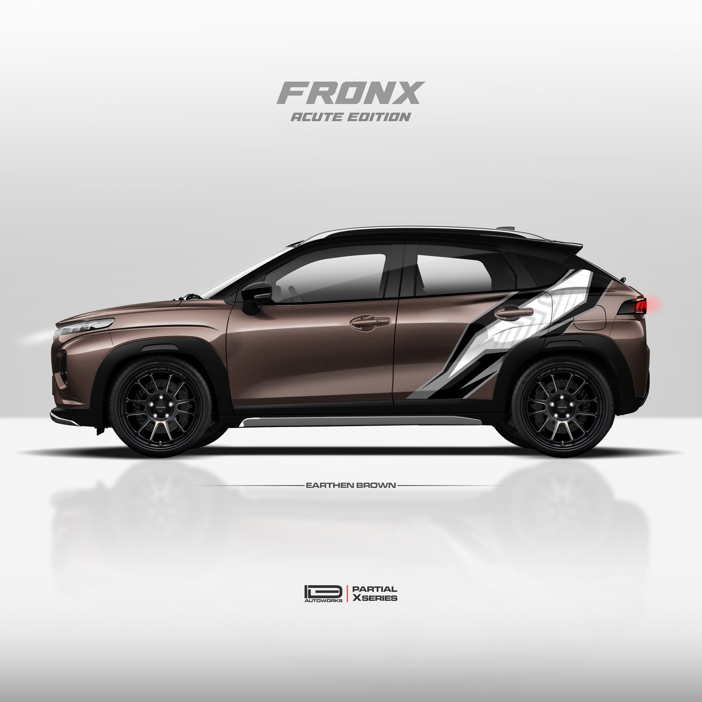 IDE PARTIAL X SERIES - Acute Edition for MARUTI SUZUKI Fronx (Earthen Brown)