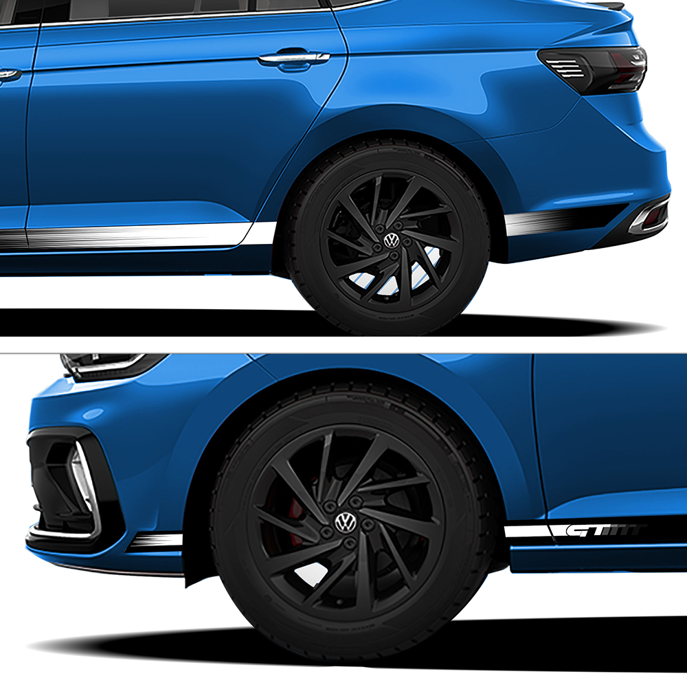 IDE Graphics Series - GT Edition v2.0 for Volkswagen Virtus (Rising Blue Metallic)