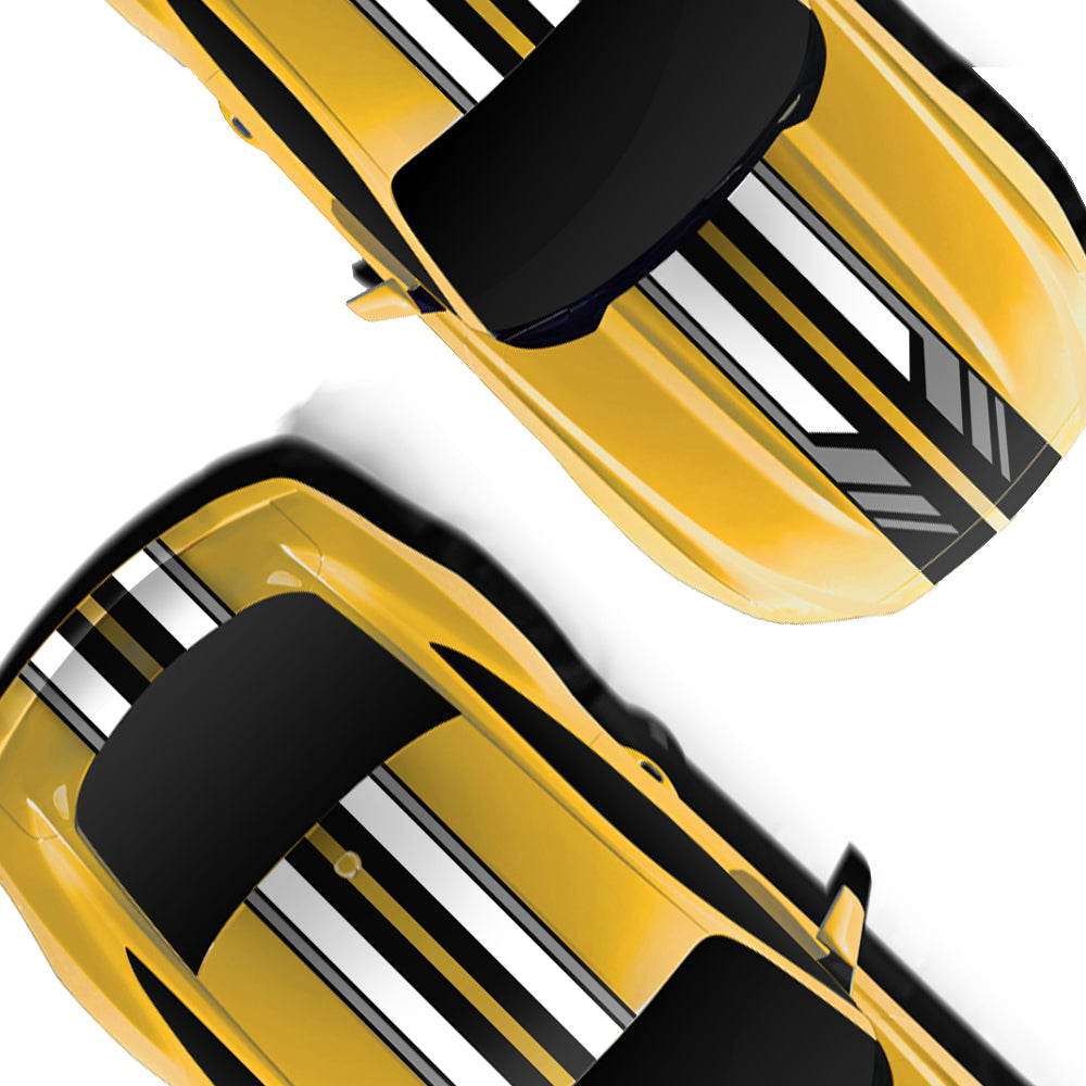 IDE PREMIUM GRAPHICS SERIES - Cascade Edition Top for Ford Mustang (Triple Yellow)