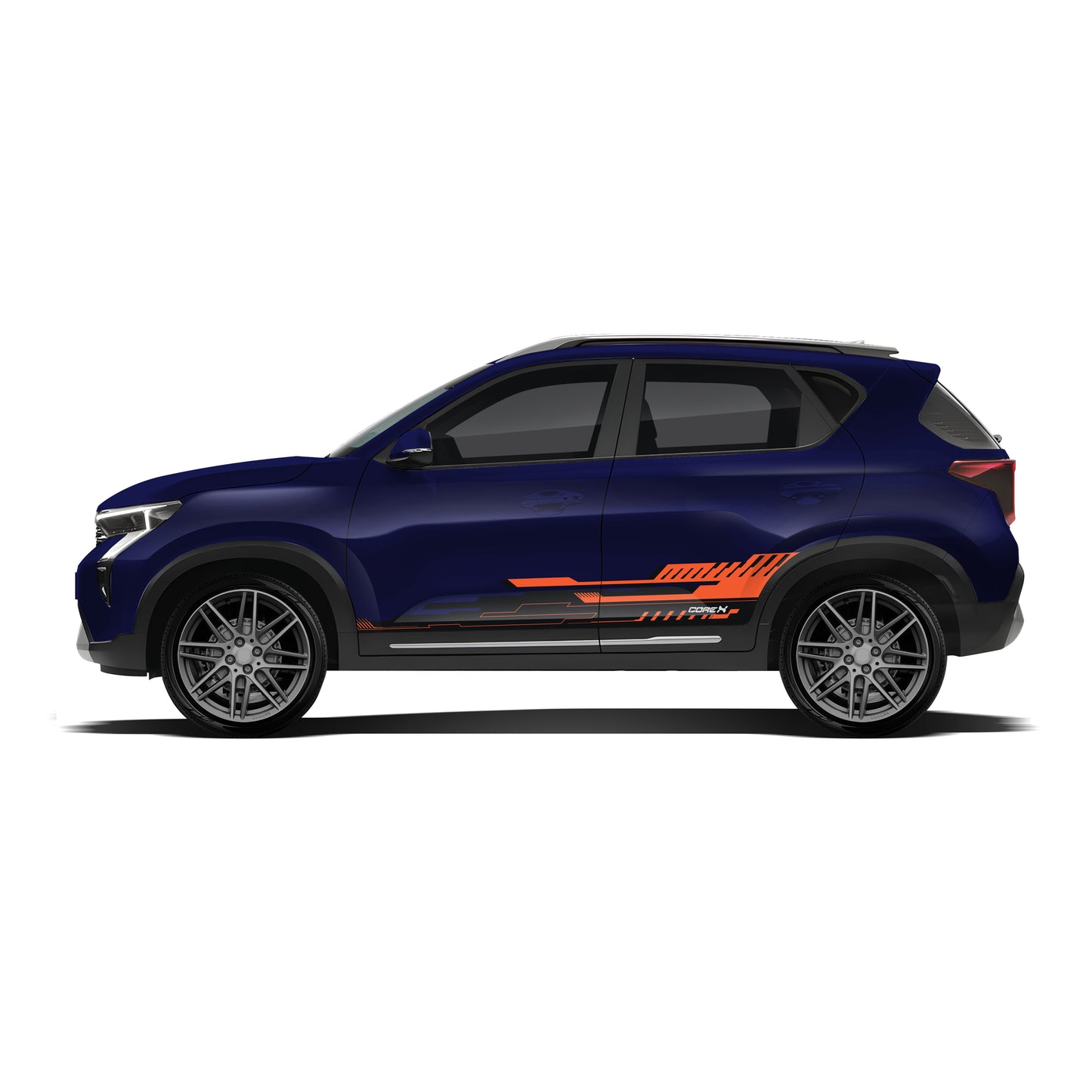 CoreX Edition Graphics for Kia Sonet blue