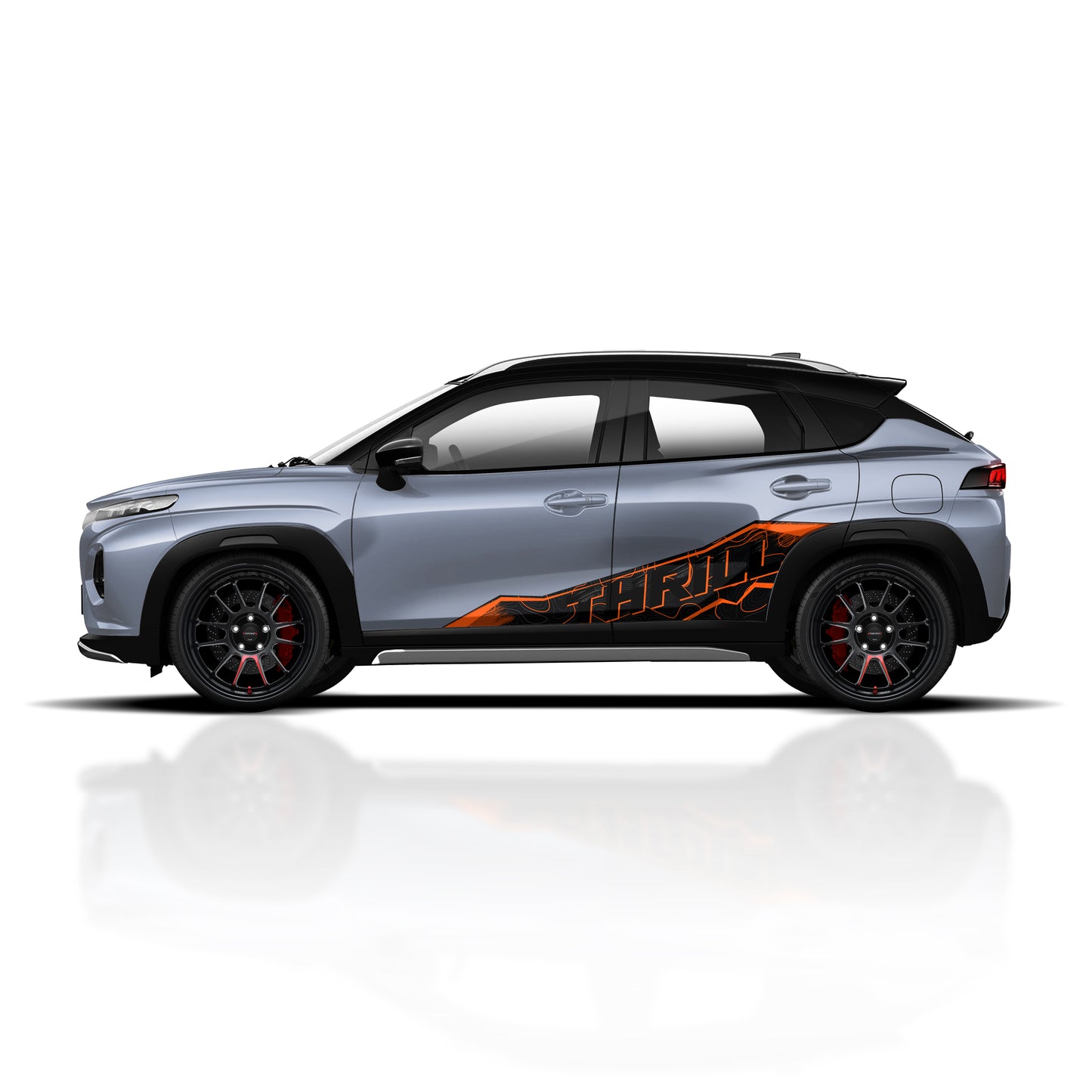 IDE PARTIAL X SERIES - Thrill Edition for MARUTI SUZUKI Fronx (Splendid Silver)