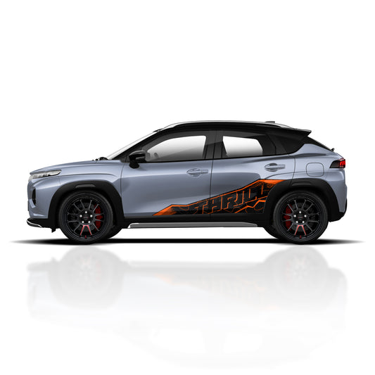 IDE PARTIAL X SERIES - Thrill Edition for MARUTI SUZUKI Fronx (Splendid Silver)