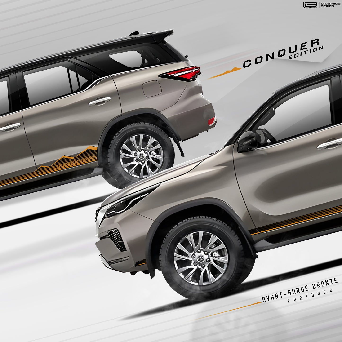 IDE Graphics Series – Conquer Edition | Fortuner (Avant-Garde Bronze)