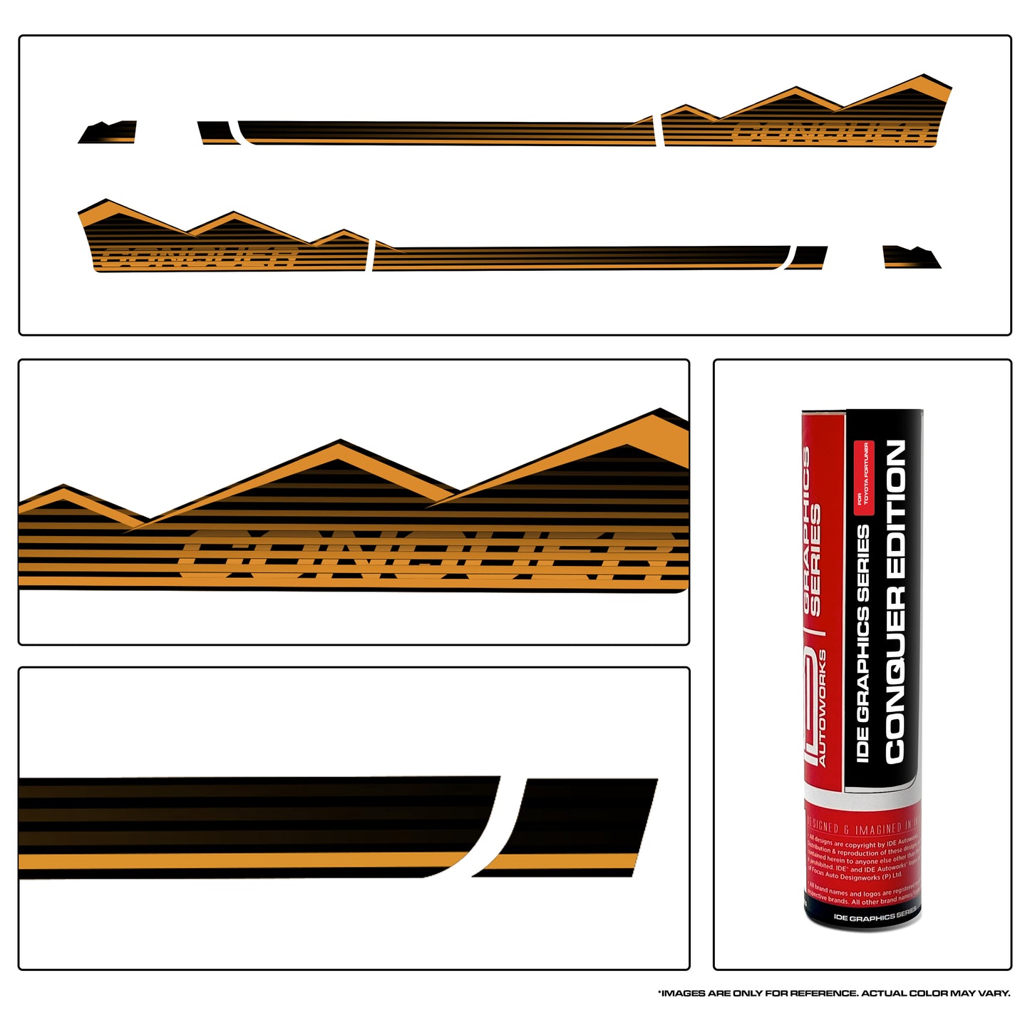 IDE Graphics Series – Conquer Edition | Fortuner (Avant-Garde Bronze)