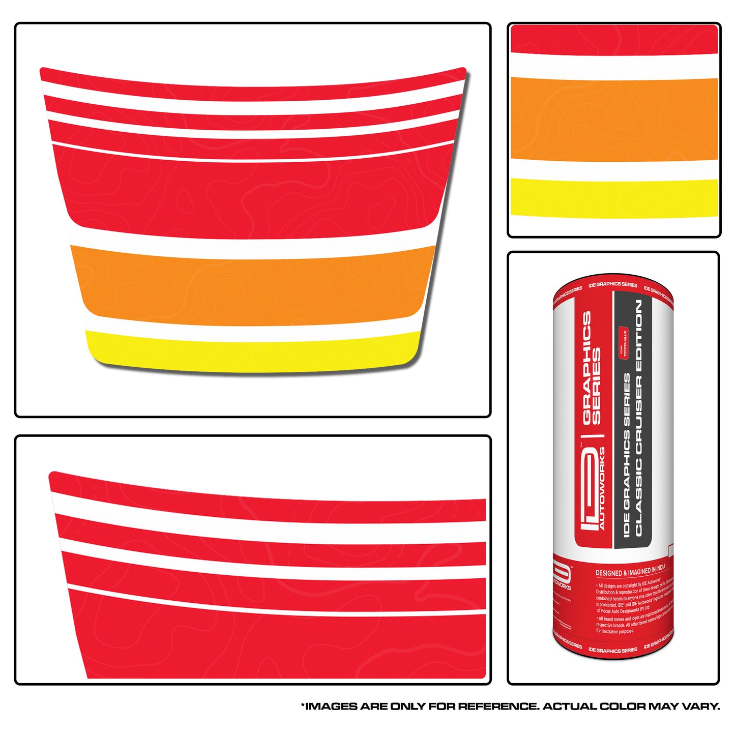 IDE GRAPHICS SERIES - Classic Cruiser Edition for TOYOTA Hilux (Super White)