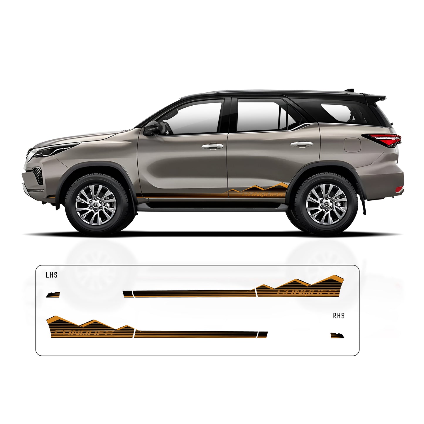 IDE Graphics Series – Conquer Edition | Fortuner (Avant-Garde Bronze)