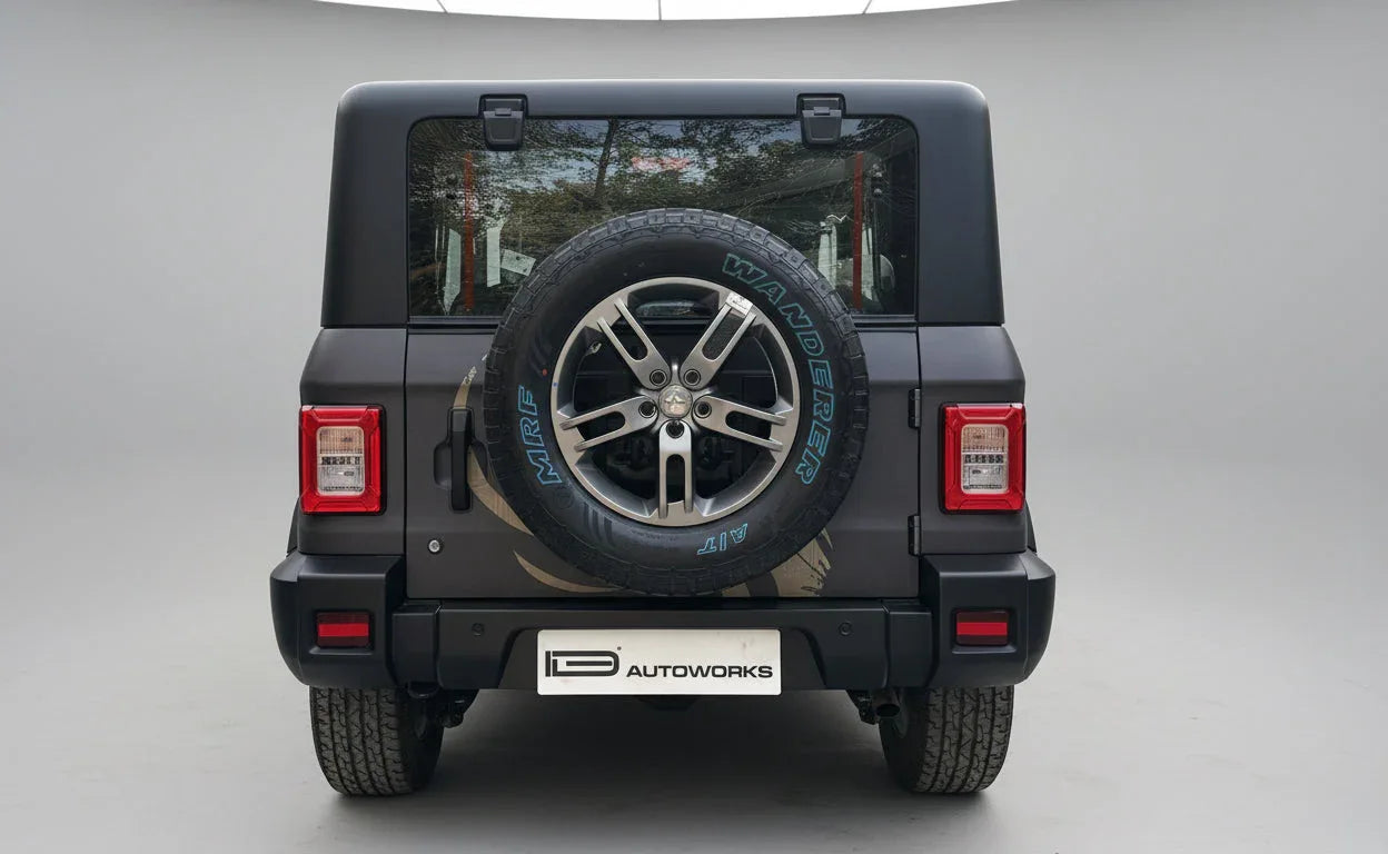 Godfather Edition Graphics for Mahindra Thar black