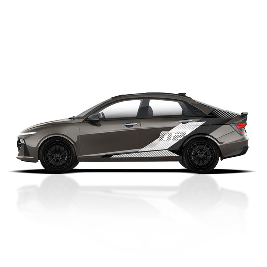 IDE PARTIAL X SERIES - Pace Edition for Hyundai New Verna (Tellurian Brown)