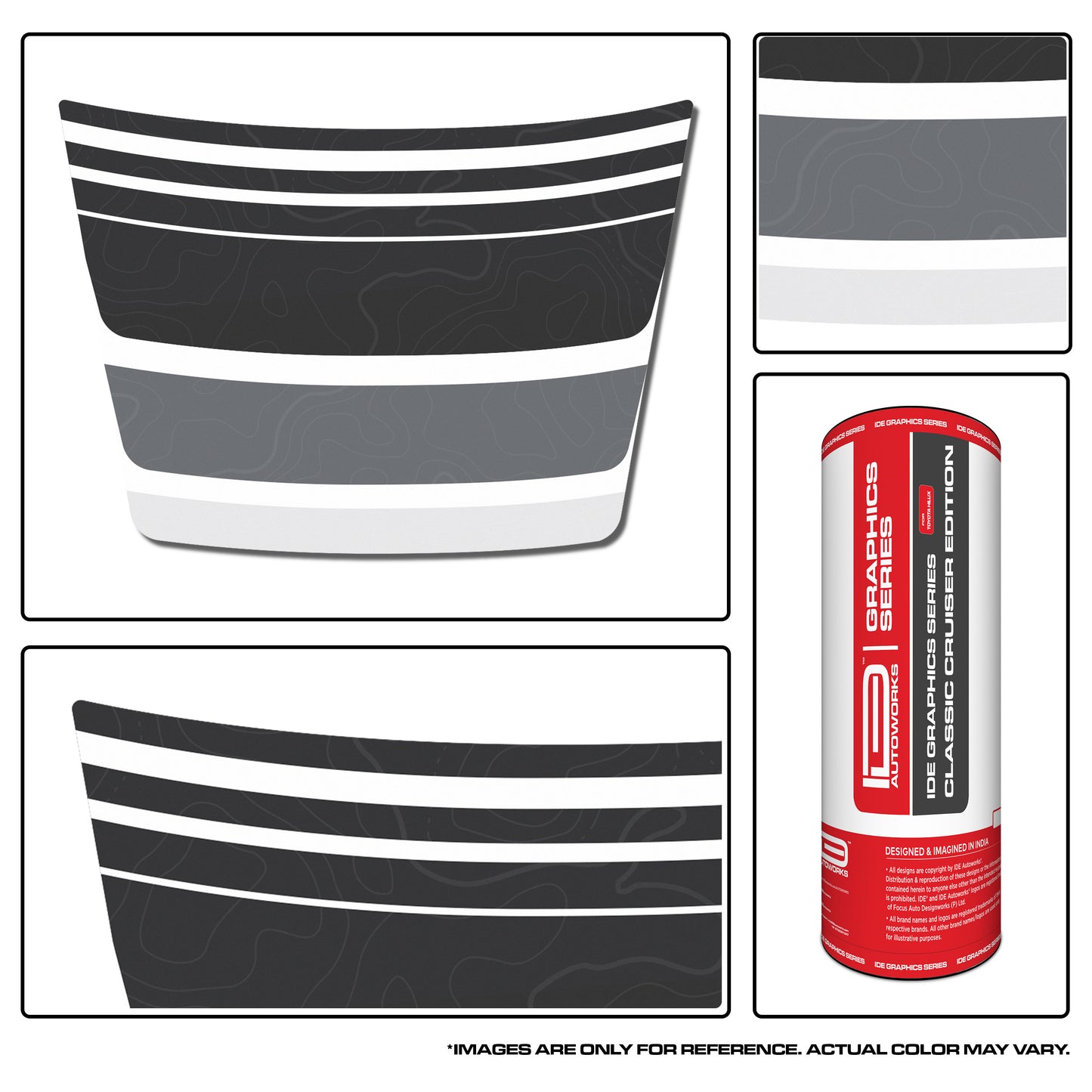 IDE GRAPHICS SERIES - Classic Cruiser Edition for TOYOTA Hilux (Emotional Red)