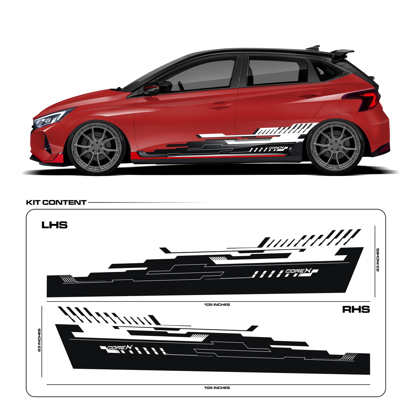 IDE Partial X Series – CoreX Edition | Hyundai i20