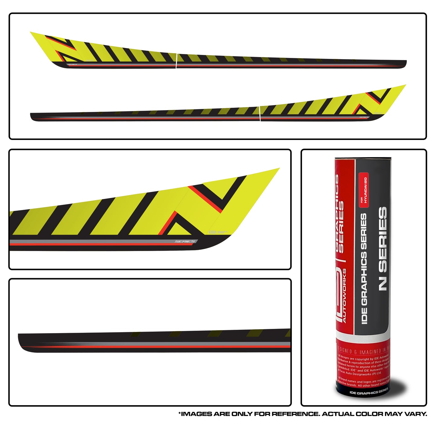 IDE GRAPHICS SERIES - N Series for Hyundai i20 (Abyss Black)
