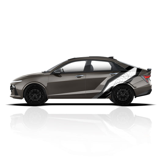 IDE PARTIAL X SERIES - Acute Edition for Hyundai New Verna (Tellurian Brown)
