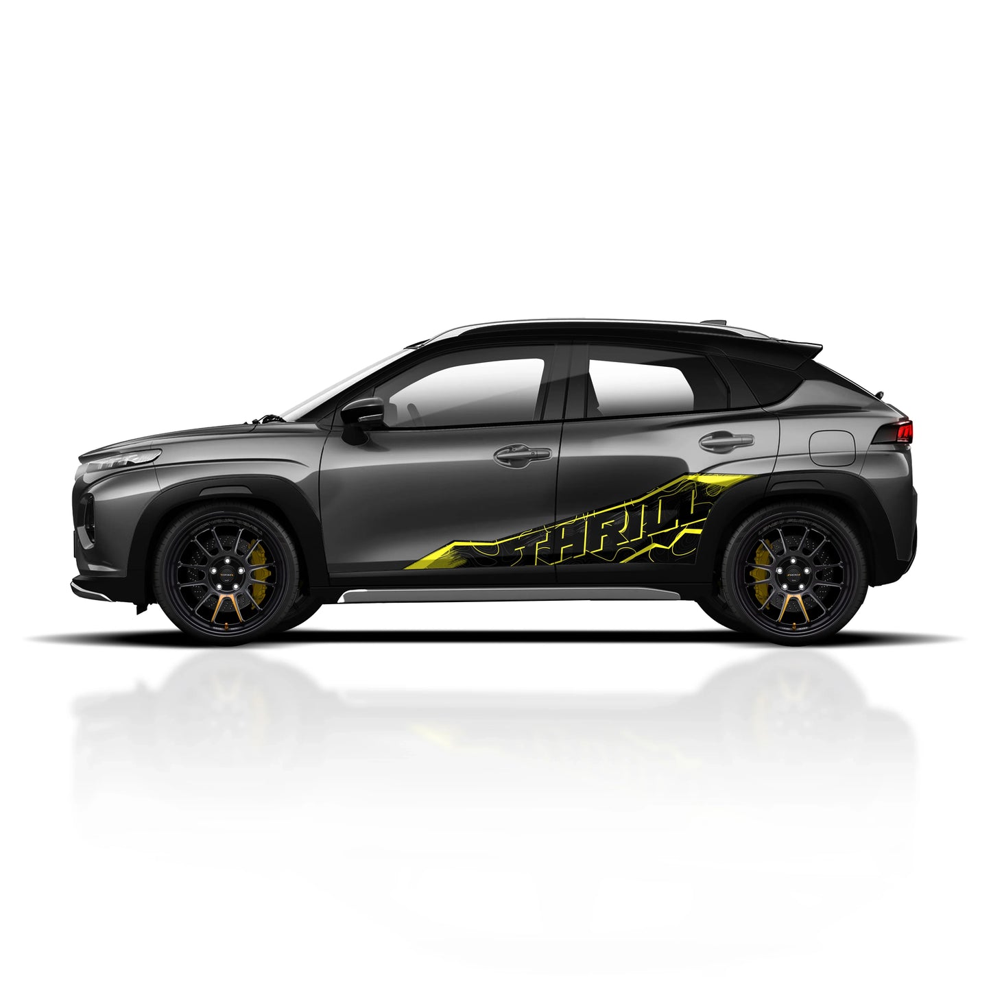 Thrill Edition Graphics for Maruti Suzuki Fronx grey