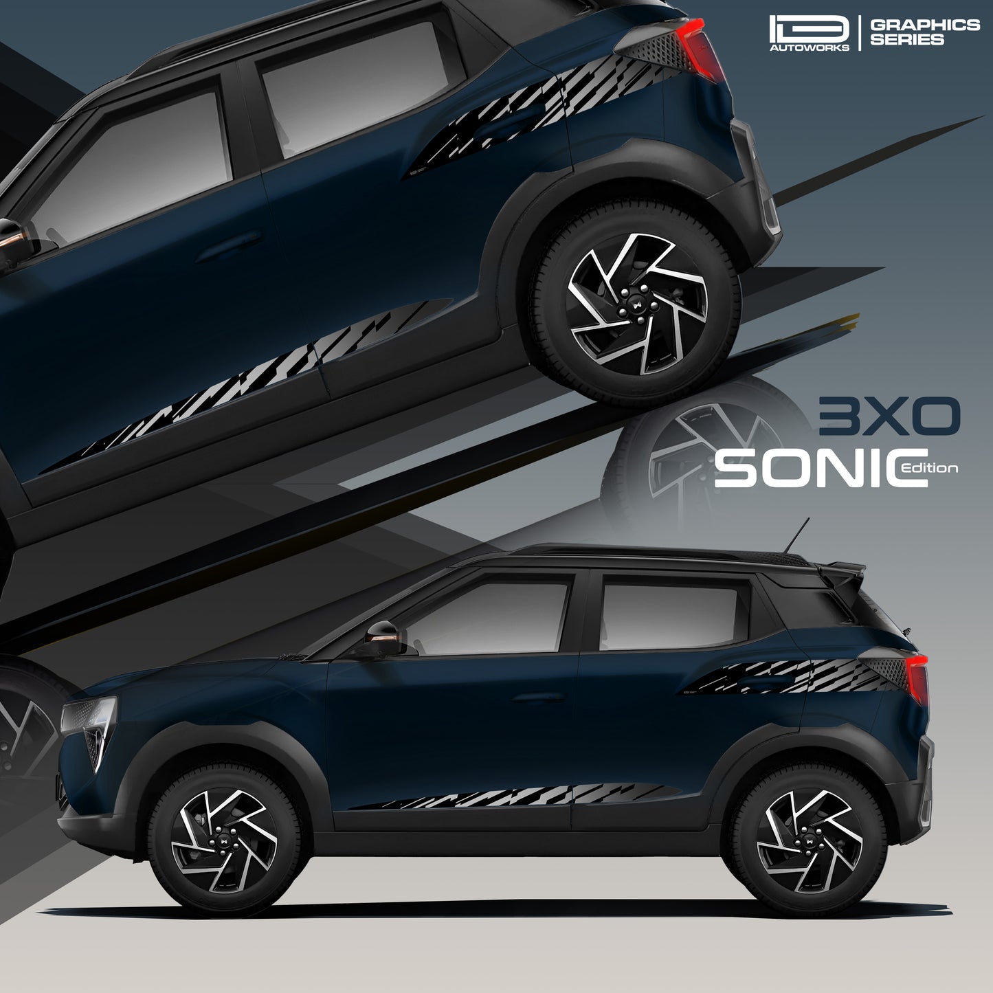 IDE Graphics series- SONIC Edition | Mahindra 3XO