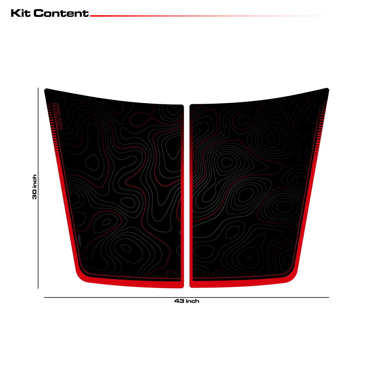 IDE GRAPHICS SERIES - Neo Trail Edition for TOYOTA Hilux (Attitude Black)