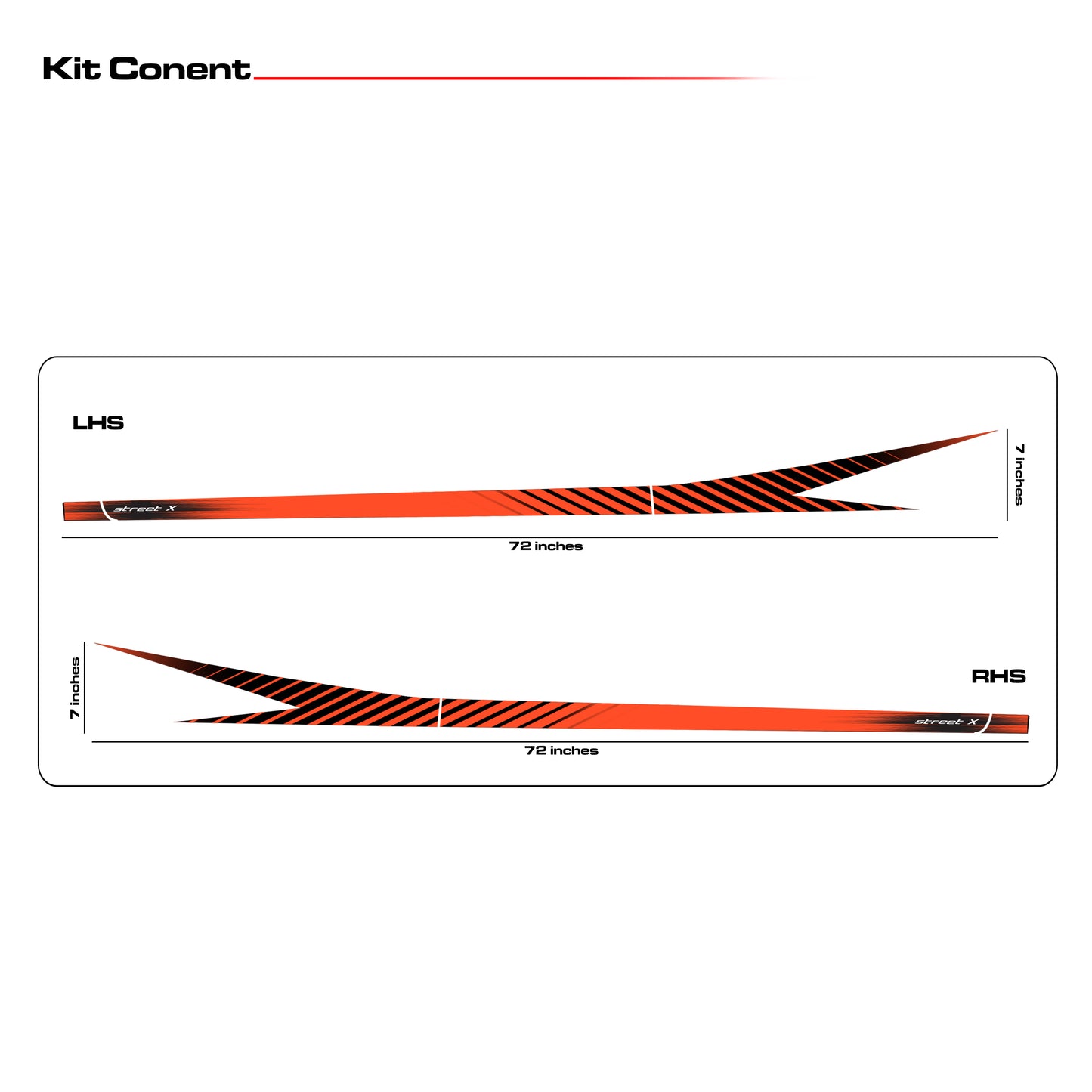 IDE GRAPHICS SERIES - Street X Series for Hyundai i20 (Typhoon Silver)