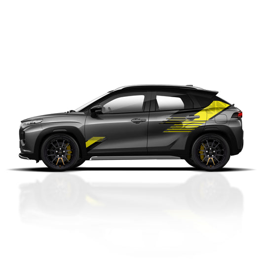 IDE PARTIAL X SERIES - Razor Edition for MARUTI SUZUKI Fronx (Grandeur Grey)