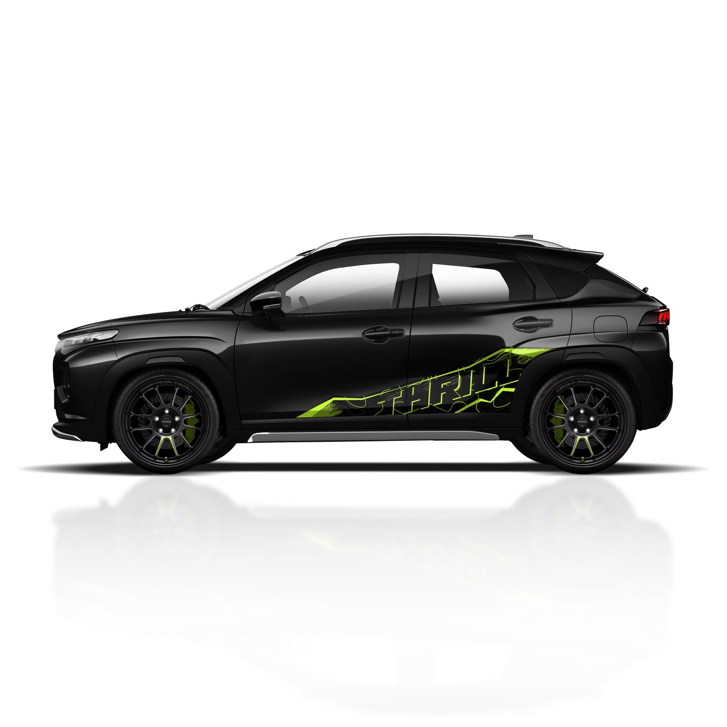 IDE PARTIAL X SERIES - Thrill Edition for MARUTI SUZUKI Fronx (Bluish Black)