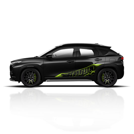 IDE PARTIAL X SERIES - Thrill Edition for MARUTI SUZUKI Fronx (Bluish Black)