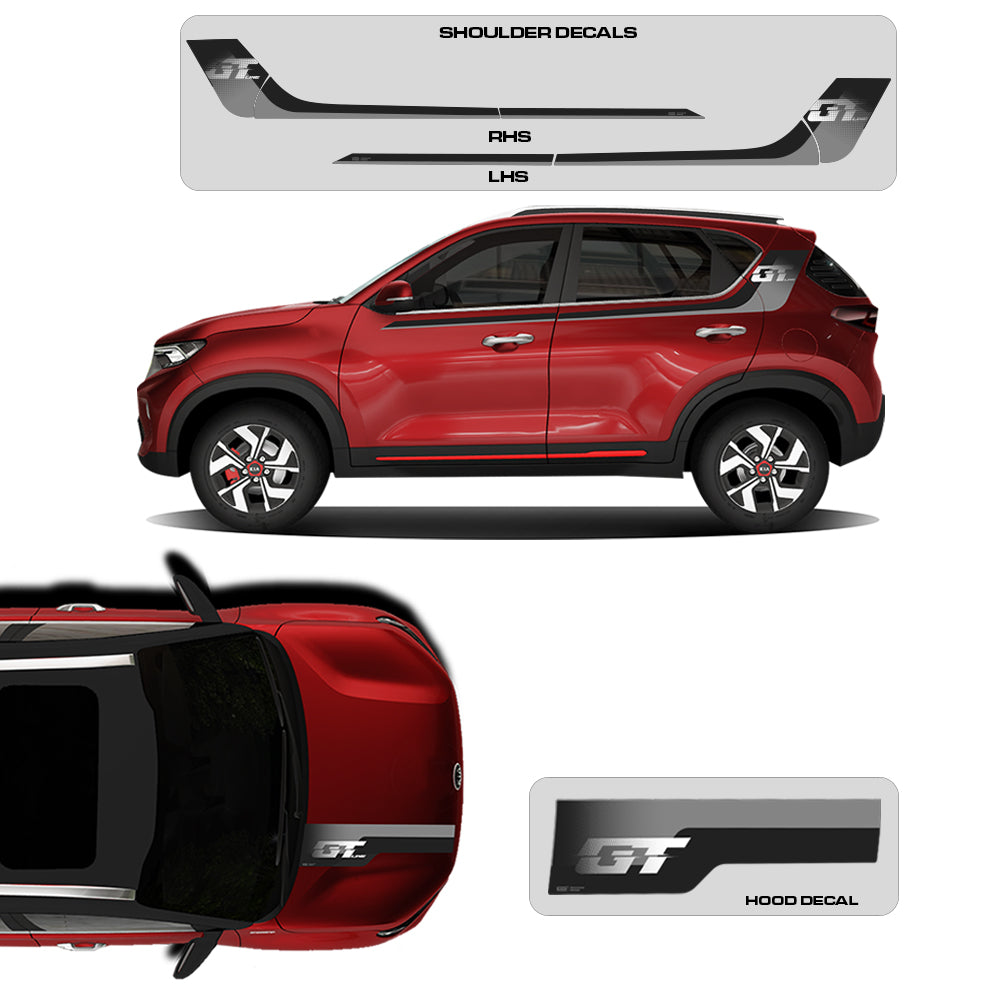 IDE GRAPHICS SERIES / GT EDITION / KIA / SONET (Intense Red)
