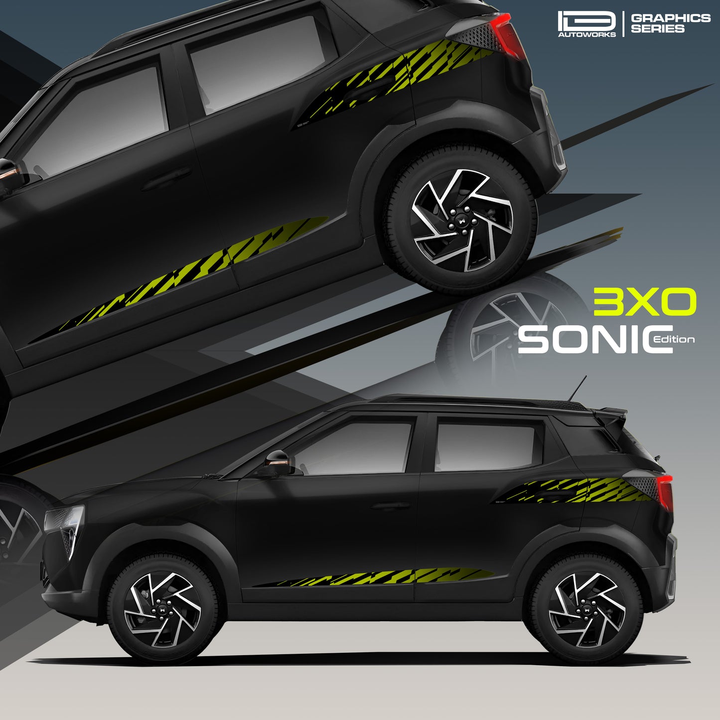 IDE Graphics series- SONIC Edition | Mahindra 3XO