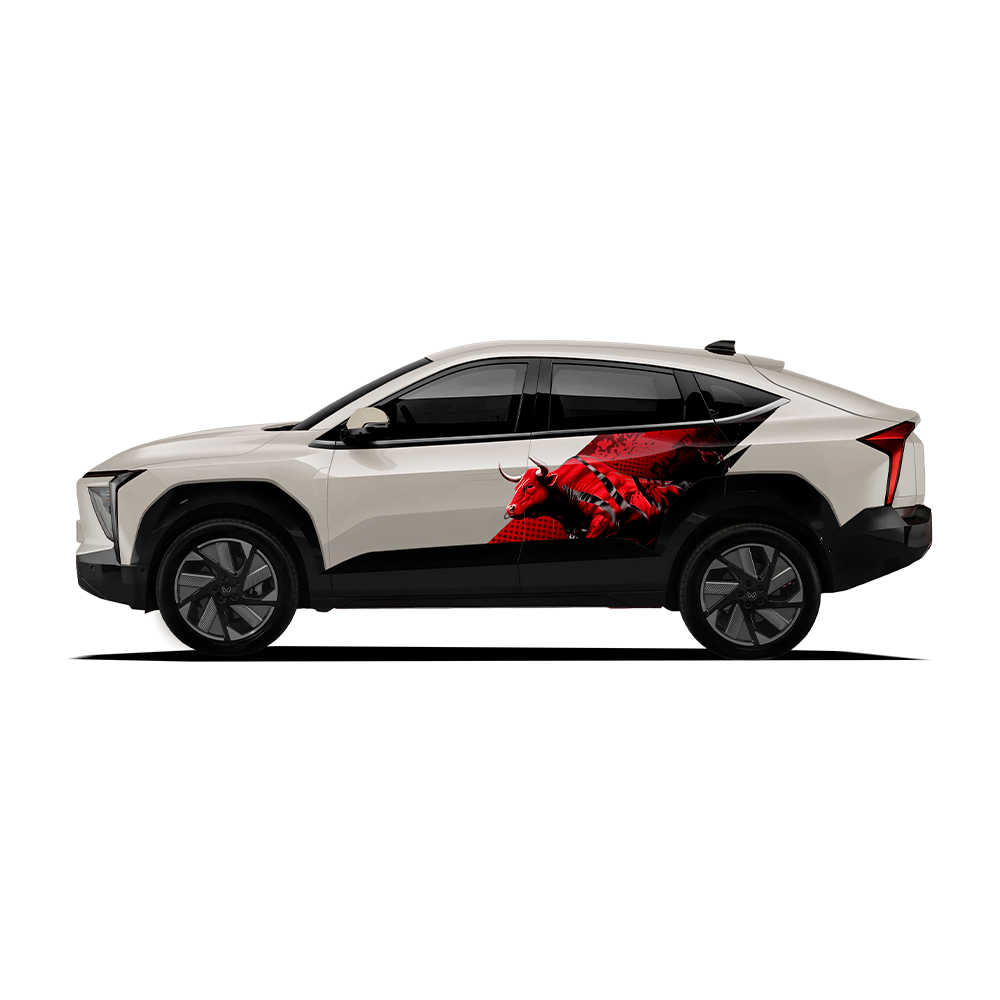 Bull Edition Graphics for Mahindra XEV 9E IDE Partial X Series