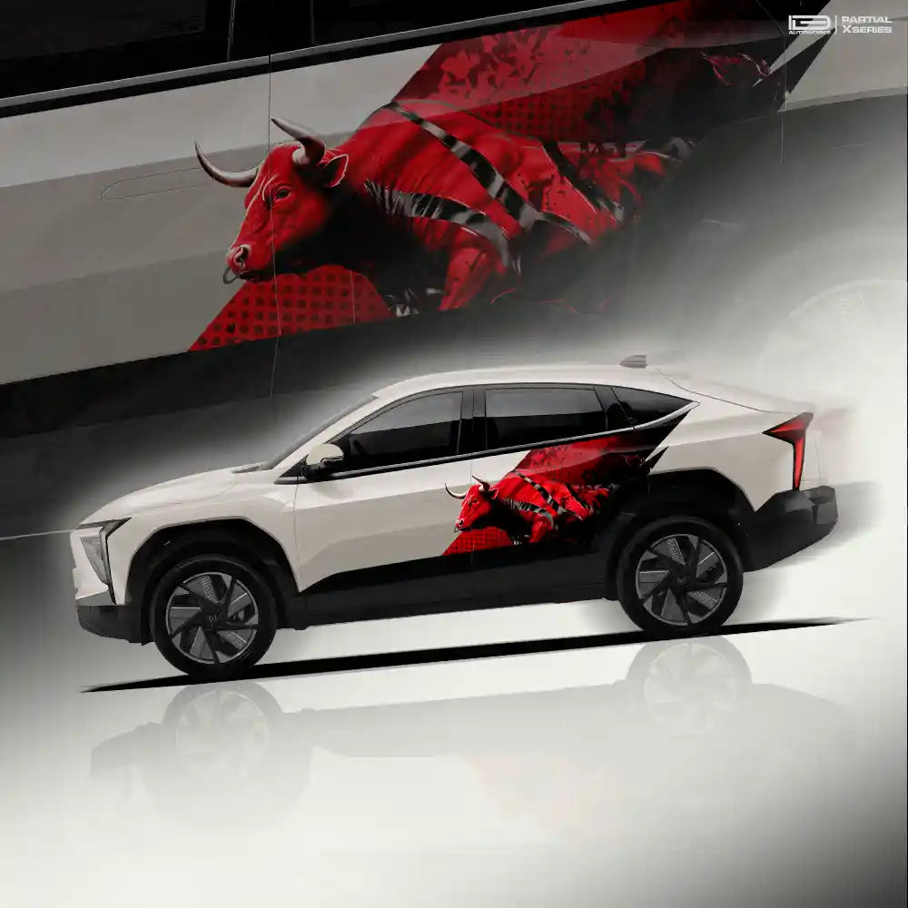 Bull Edition Graphics for Mahindra XEV 9E IDE Partial X Series