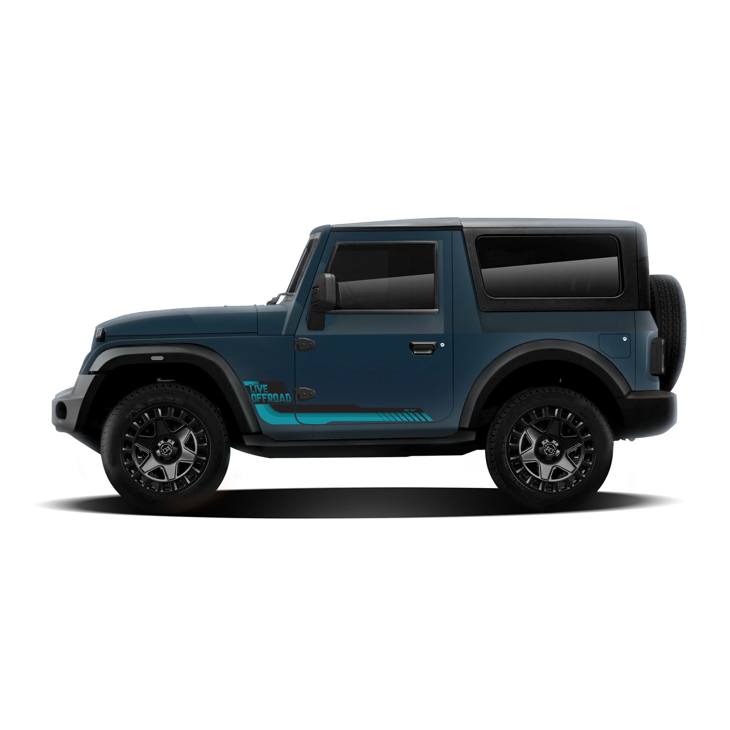Classic Edition Graphics for Mahindra Thar blue