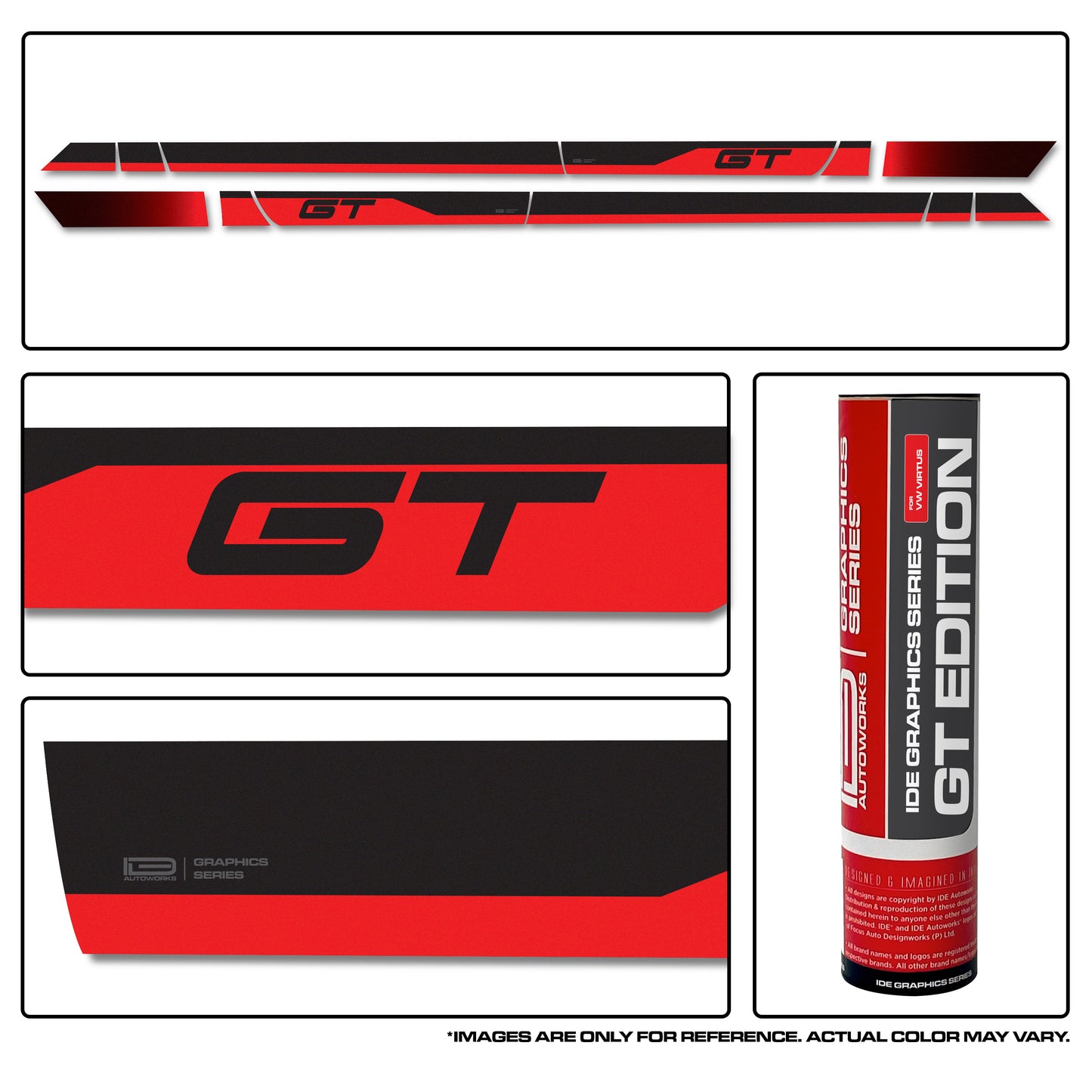 IDE Graphics Series - GT Edition for Volkswagen Virtus (Reflex Silver)