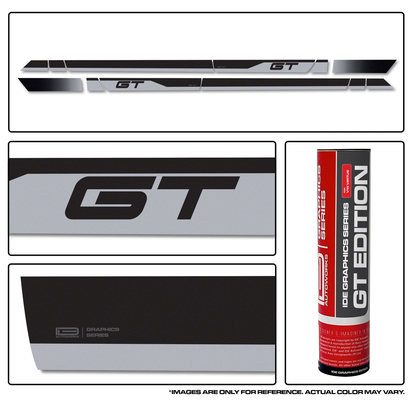 IDE Graphics Series - GT Edition for Volkswagen Virtus (Curcuma Yellow)