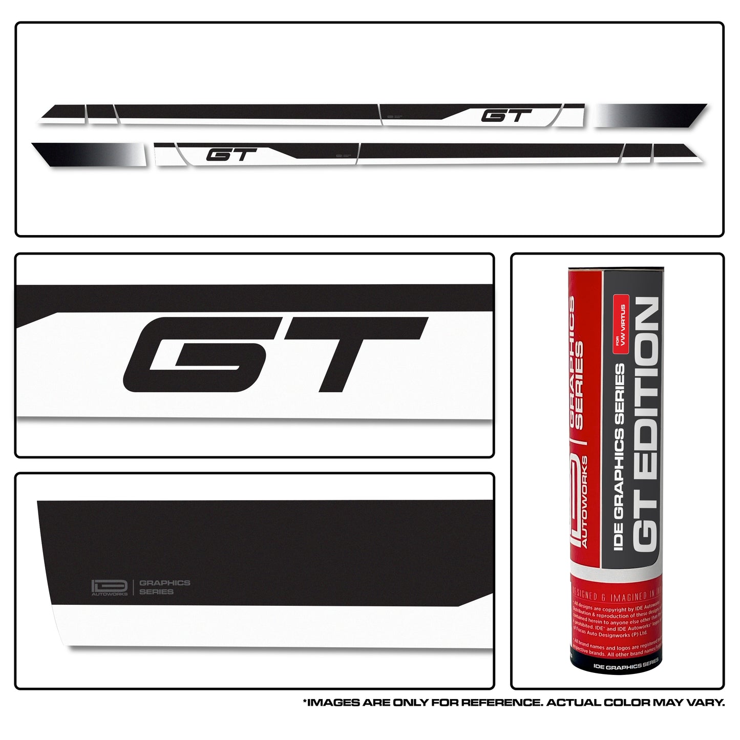 IDE Graphics Series - GT Edition for Volkswagen Virtus (Deep Black Pearl)
