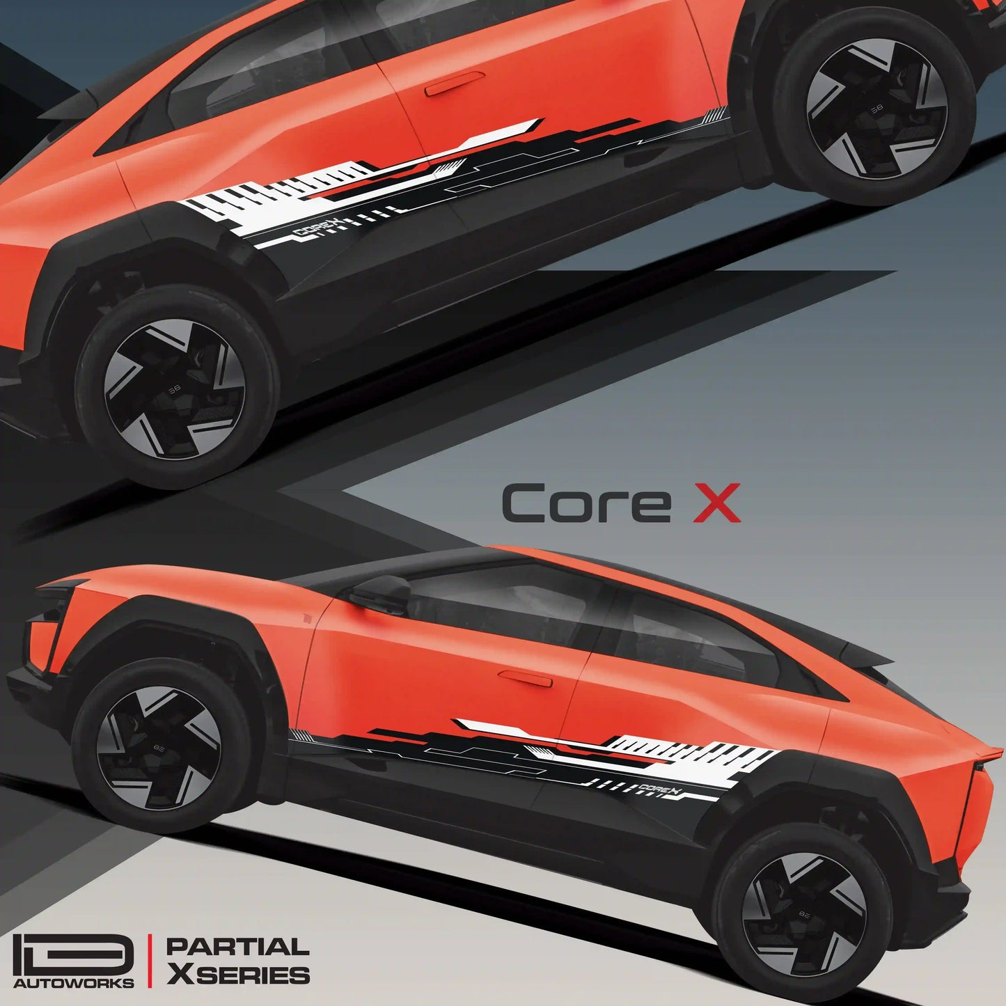CoreX Edition Graphics for Mahindra BE6 desert myst