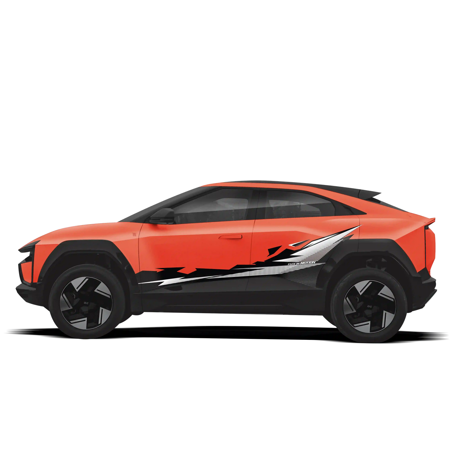 Flex in Motion Edition Graphics for Mahindra BE6 green