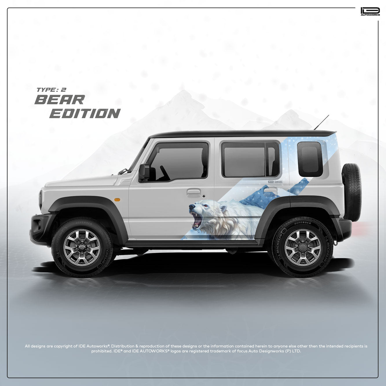 IDE Partial X Series – V2 Bear Edition | Jimny