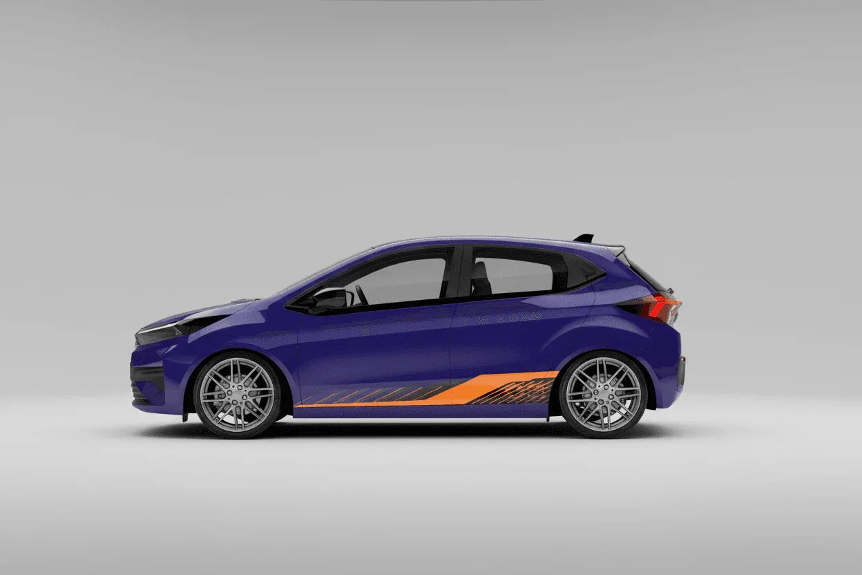 Aero Edition Graphics for Tata Altroz blue