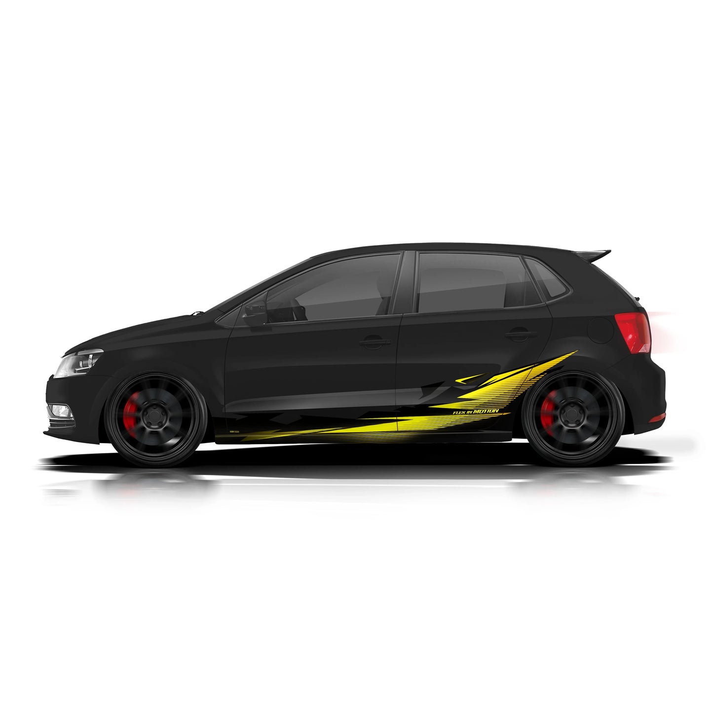 Flex in Motion Edition Graphics for VW Polo black