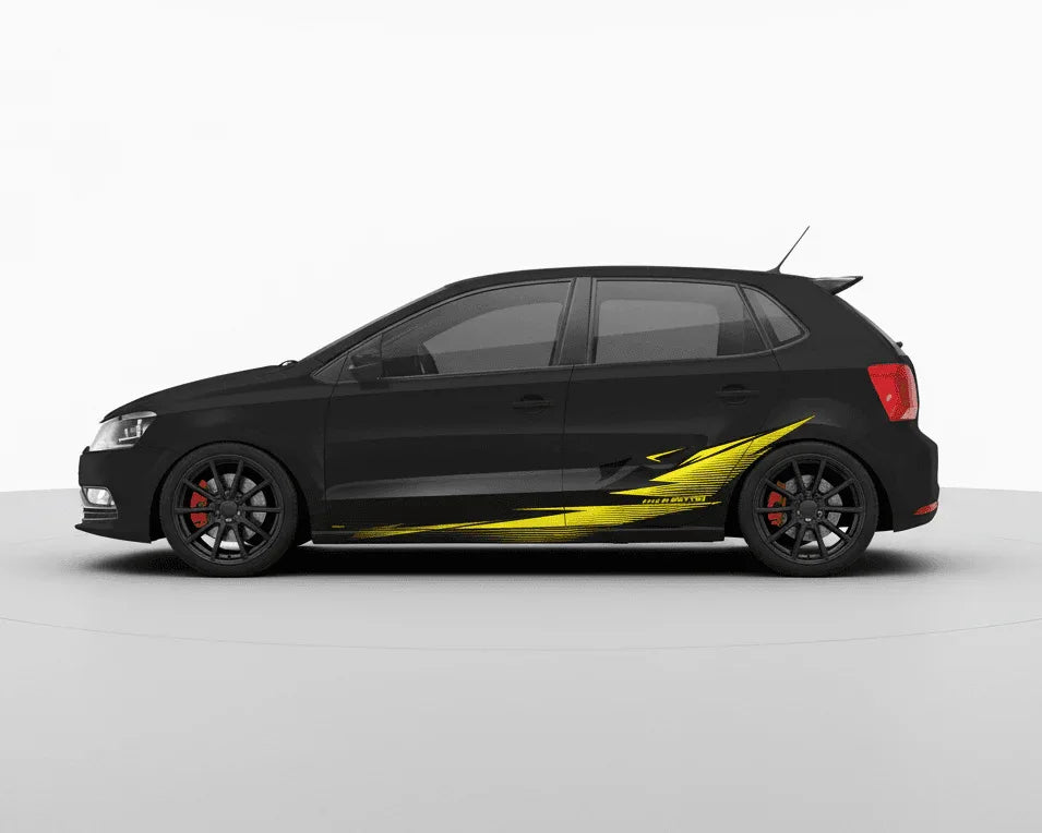 Flex in Motion Edition Graphics for VW Polo black