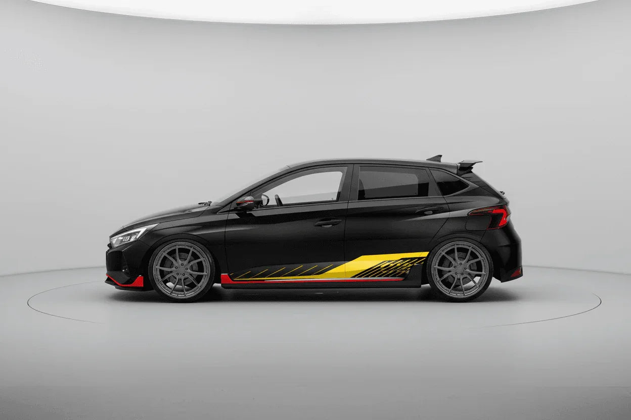 Aero Edition Graphics for Hyundai i20 black