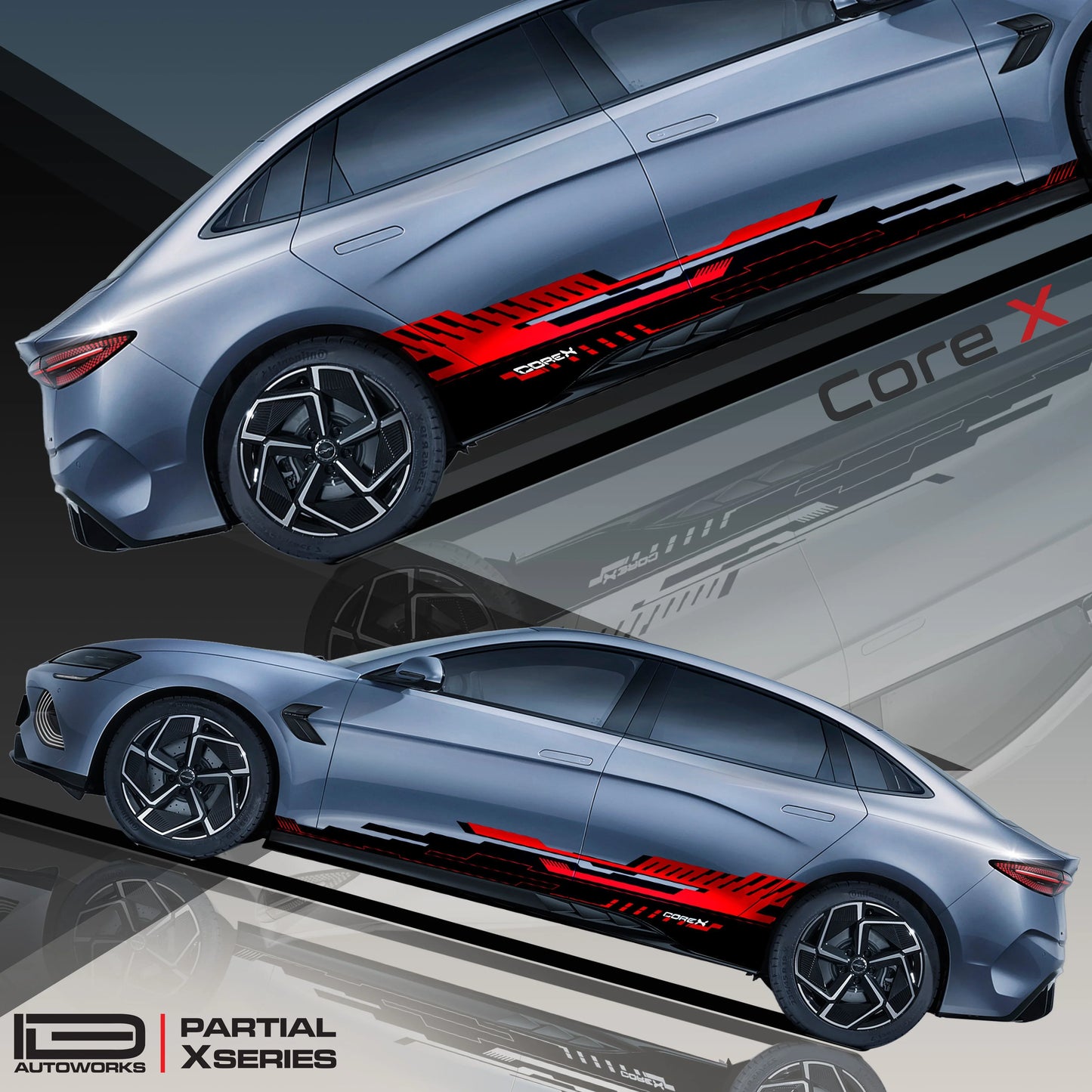 CoreX Edition Graphics for BYD Seal blue