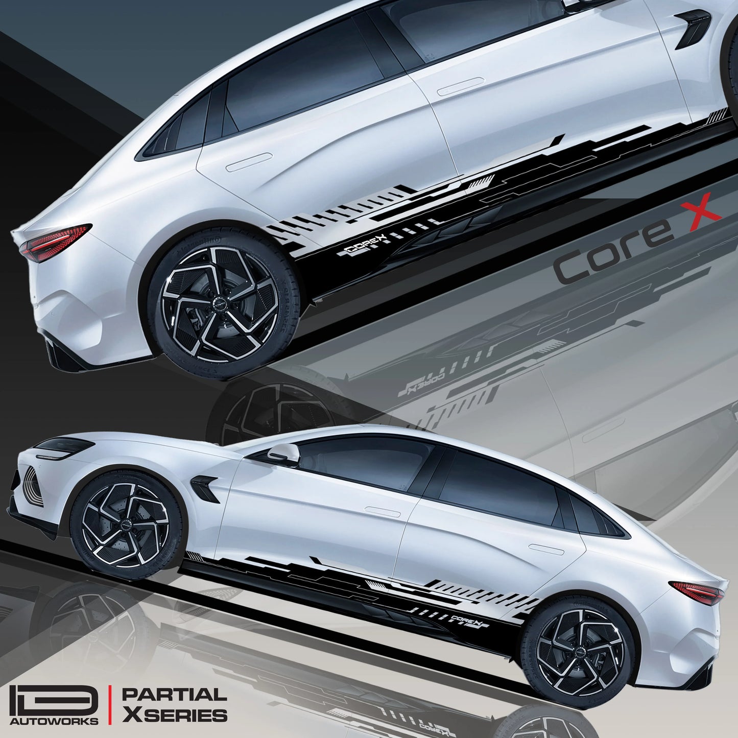 CoreX Edition Graphics for BYD Seal white