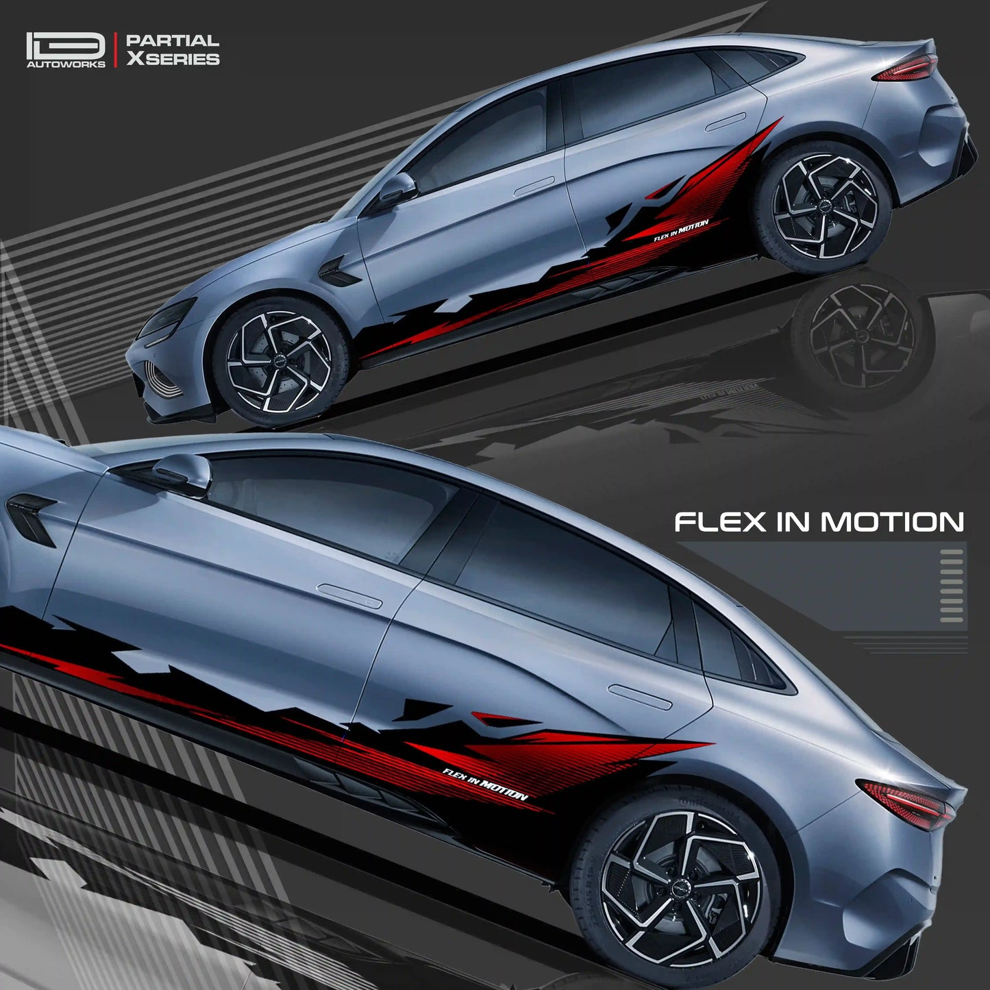 Flex in Motion Edition Graphics for BYD Seal black